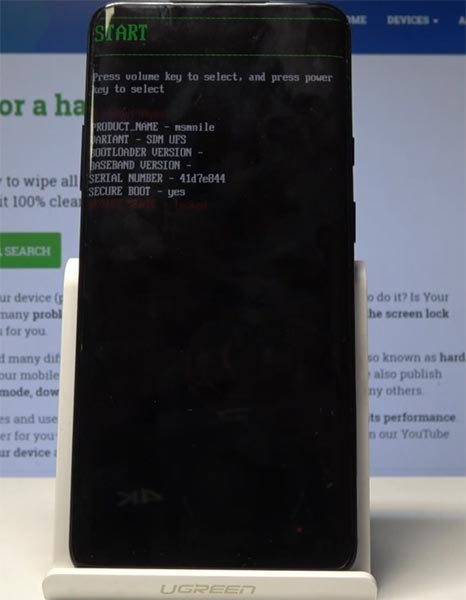 Bu görsel boş bir alt niteliğe sahip; dosya adı OnePlus-7-Pro-Fastboot-mode-Warning-Screen.jpg